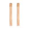 2 Pcs Eco-friendly Healthy Natural Bamboo Toothbrush Storage Empty Portable Reusable Toothbrush Container Holder Personal Cleaning Tools Case Tube for Travel Trip