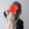 Cheer Bows,Hair Bows,Red Bow for Hair,2 Pack Red Hair Bow,Bow Hair Ties,Red Ribbon for Hair,Cheer Bow Holder,Hair Ties with Bows,Cheer Bows for Cheerleaders,Red Hair Ribbon,Cheer Hair Accessories