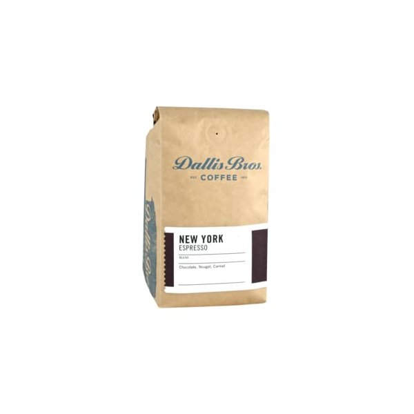 Dallis Bros. Coffee "New York Espresso Blend" Medium Roasted Whole Bean Coffee - 12 Ounce Bag