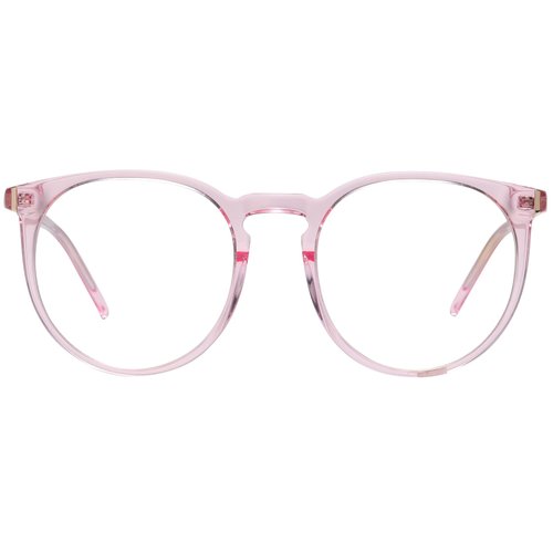 DUCO Retro Round Blue Light Glasses For Men Women Blue Ray Blocking Glasses Computer Gaming Glasses Nylon Lens Acetate Frame Pink 8301