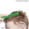 Allegro Combs 400 Barber Comb Hair Cutting Combs Pocket Combs Combs for Hair Stylist Comb Set Styling Comb 6 Pcs. (Neon Green)
