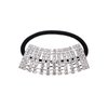 Xiwstar 4Pcs Rhinestone Hair Ties Ponytail Holder Elastic Crystal Wedding Party Hair Bands Ropes for Women Girls