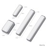 QIMYAR 4 Pieces Nail Magnet Cat Eye Tool Mini Magnet Stick for Nail Art Polish Cat Eye Gel Polish Magnet Nail Art Tool 3D Magnetic DIY Home Salon