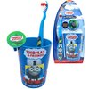 Thomas Premium Soft Bristle Toothbrush Set - Manual Toothbrush, Cover Cap, Rinsing Cup for Kids Girls Boys Children, Perfect for Birthday Gifts Goodies Favor