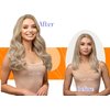Full Shine 22 Inch Human Hair Weft Sew In Hair Extensions Real Human Hair Hand Tied Hair Extensions Straight Remy Hair For Women Color Ash Blonde Highlight Bleach Blonde Bundles Human Hair 60G