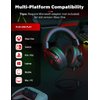 Gaming Headset for PS5 PS4 PC, Gaming Headphones with Noise Cancelling Mic, Wired Gamer Headsets for Computer Laptop Mac Nintendo NES Games