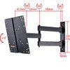 VideoSecu Articulating TV Wall Mount for VIZIO E280-B1 M322i-B1 D320-B1 E390-B1E E390i-B1E E390-B0 E390-B1 E390i-B0 E390i-B1 E400-B2 E400i-B2 E420-B1 E420i-B0 M422i-B1 E480-B2 E480i-B2 LED TV B62