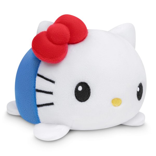 TeeTurtle - The Officially Licensed Original Sanrio Reversible Plushie - Hello Kitty & Mimmy Plushie - Cute Sensory Fidget Stuffed Animals That Show Your Mood