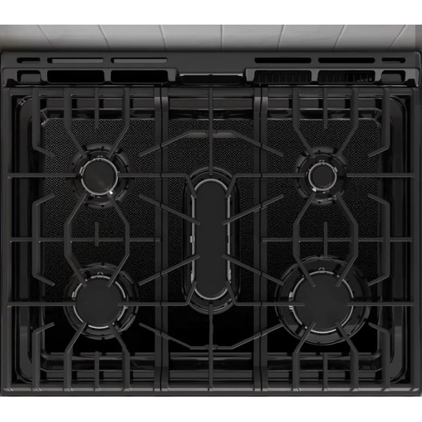 FireFly Home Stove Top Protector for Frigidaire Frigidaire Gallery Gas Range Stove, Custom Fit Ultra Thin Reusable Burner Splatter Spill Guard Protective Cover Liner in Silver - FCFG3062AS