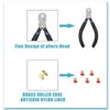Archery Nocking Points Pliers Strings Knock Set T Shape Bow Square Ruler Nocking Buckle Pliers Recurve Bow Turning Kit Archery for Recurve Bow Takedown Bow(Black)