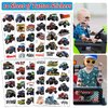 Monster Truck Party Favors 24 Pcs Monster Truck Slap Bracelets 50 Pcs Monster Truck Stickers 80 Pcs Monster Truck Tattoos Monster Truck Birthdays Decorations Supplies for Kids Boys Classroom Rewards