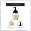 Young's Inc. Farmhouse Soap Dispenser - Decorative Dish and Hand Soap Dispenser for Bathroom and Kitchen - Country, Off-White - 3.25'' X3.25'' X7''