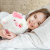 Mewaii Strawberry Cow Plush Toys, Kawaii Cow Stuffed Animals Squishy Doll, Cute Cow Plushie Pillow, Home Decor Plush Throw Pillow Gifts for Kids (18 Inches)