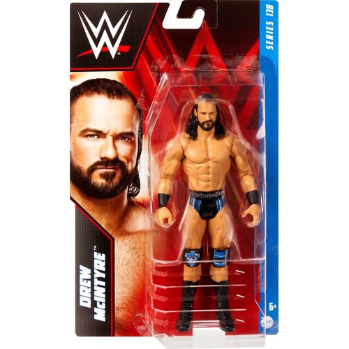 Mattel WWE Drew McIntyre Basic Action Figure, 10 Points of Articulation & Life-like Detail, 6-inch Collectible