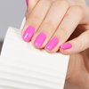 MEMEDA Nail Gel Polish,15ml Soak Off Hot Pink Neon Pink Nail Art Design Girls Salon Home Manicure Gift for Women