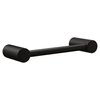Moen Align Matte Black 9-inch Modern Hand Towel Bar, Bathroom Towel Hanger, YB0486BL