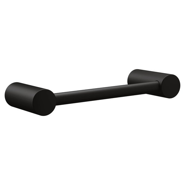 Moen Align Matte Black 9-inch Modern Hand Towel Bar, Bathroom Towel Hanger, YB0486BL