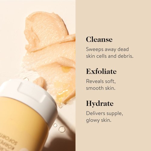 goop Beauty Microderm Body Polish | Exfoliating Body Scrub & Foaming Cleanser for Glowing Skin | Exfoliating Salts and Kakadu Plum Seed Oil for Skin Hydration | Inspired by Microdermabrasion | 6 fl oz