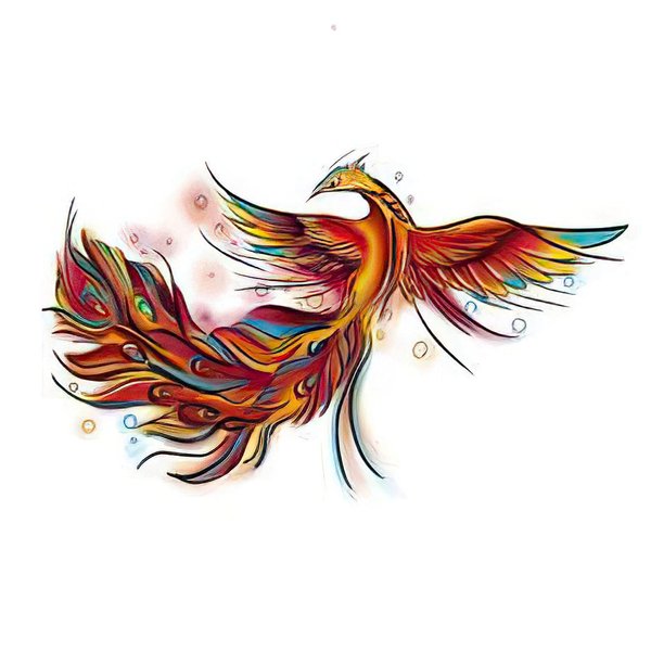 Dopetattoo 6 Sheets Temporary Tattoos Phoenix Birds Fire Bird Flying Legends Temporary tattoo Neck Arm Chest for Women Men Adults 3.7 X 3.7 Inch Birds Tattoo