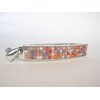Generic Silver acrylic multi-color beads banana hair claw clip
