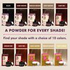 Root Touch Up Powder for Black Hair by Style Edit | Cover Color Grays and Roots Coverage Concealer Mineral Infused Binding Hairline