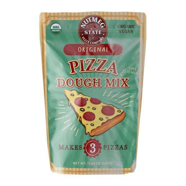 Nutmeg State Pizza Company Organic Pizza Dough Mix - Makes 3 Crusts for Homemade Pizzas