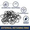 PATIKIL 50 Pcs Internal Retaining Rings, 25mm C-Clip Snap Ring 65 Manganese Steel Internal Retaining Circlip Snap for Automotive Grooved Shafts Stud