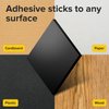 Magnetic Squares 110 Pcs - Self Adhesive Magnetic Squares (Each 4/5" x 4/5") - Industrial Flexible Sticky Magnets - Peel & Stick Magnetic Sheets, Tape Alternative to Magnetic Stickers, Magnetic Strip