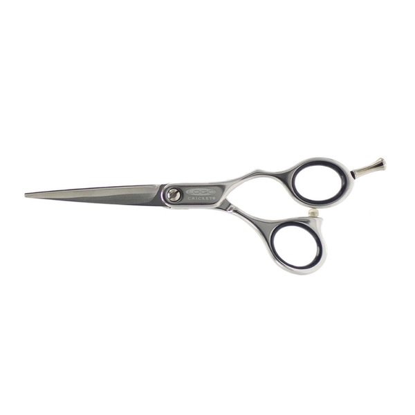 Cricket Logo Silver Series 5.75” Ultra Lightweight Hair Cutting Shear Professional Stylist Barber Haircutting Scissors, Aluminum Handles, Stainless Steel