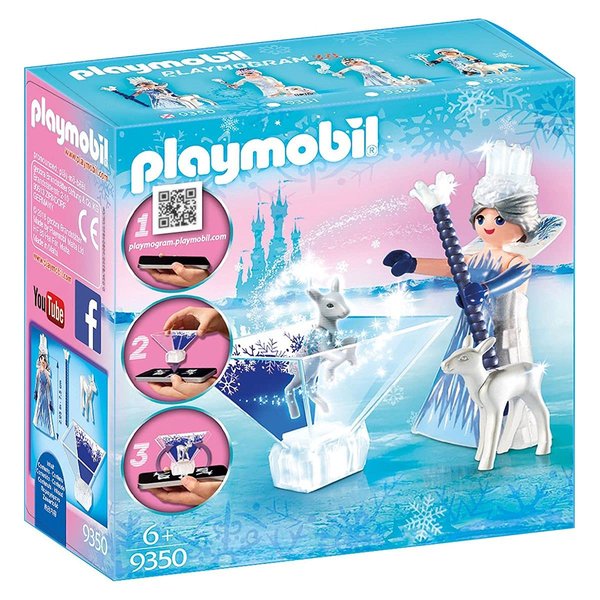 Playmobil 9350 Magic Playmogram 3D Ice Crystal Princess, Fun Imaginative Role-Play, PlaySets Suitable for Children Ages 4+