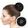 8 Pieces Ballet Hair Bun Cover for Girls,Hair Nets for Buns Invisible Knit Hairnet Elastic Bun Nets Elastic Edge Hair Mesh Dance Hair Cover Skating Snoods Hair Bun Holder for Ballet Dance (3 Styles)