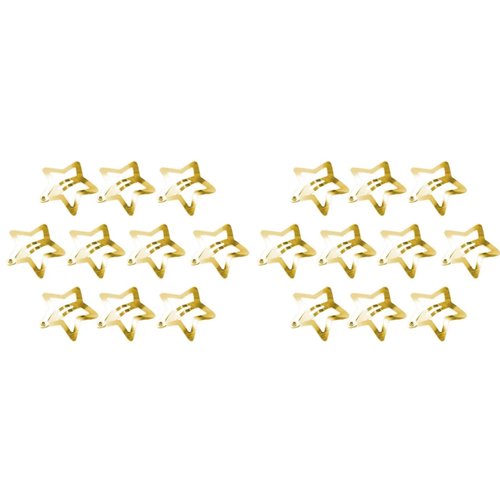 20 Pcs Gold Star Hair Clips Metal Snap Hair Clips Hair Barrettes Hair Side Clamps Headdress Cute Hair Accessories for Women Girls Kids Clips and Barrettes