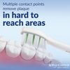 Brushmo Replacement Toothbrush Heads Compatible with Philips Sonicare DiamondClean HX6062/65, White, 8 Pack