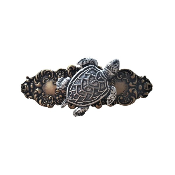 Handmade Turtle Hair Clip Barrette