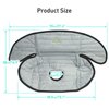 Piddle Pad Car Seat Protector, Waterproof Potty Training Seat Saver Pads for Infants Baby and Toddlers, Machine Wash and Dry (Gray)