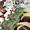 Football Party Decorations - Football Party Supplies Including 164Pcs Football Plates, Party Napkins, Football Tablecloth for Kids Fans Tailgate Gameday Football Birthday Party, Serve 40 Guests
