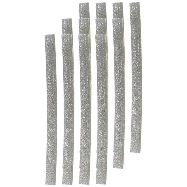 GlueSticksDirect Silver Glitter Faux Wax Glue Stick Mini X 4" 24 Sticks