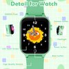 Luyiilo Smart Watch for Kids, with 26 Puzzle Games, Touch Screen, HD Camera, Alarm Clock, Toys for Ages 4-12 Years Old.Birthday Gift for Boys Girls (Green)