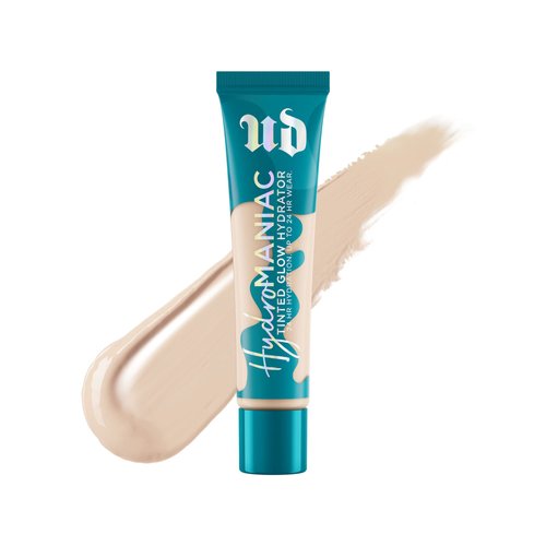 Urban Decay Hydromaniac Dewy Foundation (80 Deep Warm), Hydrating Tinted Moisturizer for Dry Skin, Buildable Medium Coverage, Non-comedogenic, Vegan, Cruelty-free - 1.1 fl oz