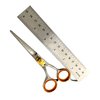 Set of 9 - Professional Salon Barber Scissors and Thinning Shears for Hair Cutting and Styling Sizes 6" to 7.5" - German Stainless Steel