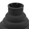 Hair Dryer Diffuser Universal Silicone Hair Dryer Diffuser Portable Travel Folding Hair Blow Dryer Diffuser(Black)