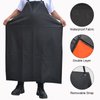 Surblue Waterproof Apron Chemical Resistant Work Safe Clothes (black)