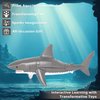 Forest & Twelfth Shark Sea Animal Toy Small – Transforming Action Figure – Changes from Detailed Animal Toy to Unique Robot Toy in Seconds – Great Gift for Both Girls and Boys (4" Great White Shark)