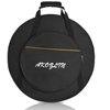 AKOZLIN 22" Cymbal Gig Bag with Carry Handle,5mm thick Padded cotton for perfect protection, Great for Dust-proof and waterproof Storage（Black)
