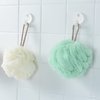 Fu Store Loofah Sponge Shower Loofahs 50g Bath Sponges Mesh Balls 4 Colors for Body Wash Back Scrubber Bathroom Men Women - 4 Pack Scrubber Cleaning Bathing Accessories