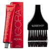 Schwarzkopf Professional Igora Royal Permanent Hair Color (with Sleek Tint Brush) (3-0 Dark Brown)