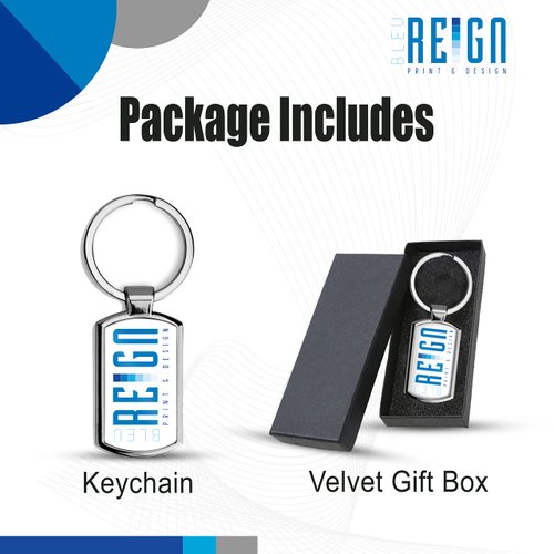 Bleu Reign Personalized License Plate Keychain Arizona (Add Custom Text)