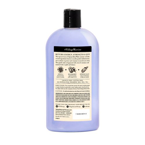 Village Naturals Therapy Chronic Pain & Fatigue Body Wash 20 fl oz