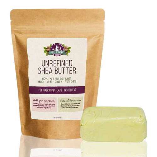 Choice of Nature, Unrefined Shea Butter Raw Organic | 16 oz / 453 g | Body Butter for Dry Skin, Stretch Marks | Natural Moisturizing Formula | for Women and Men