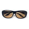 Incredible Bargains The Gadgeteer Blue Light Blocking Computer Glasses, Fit Over Eyeglasses - Black